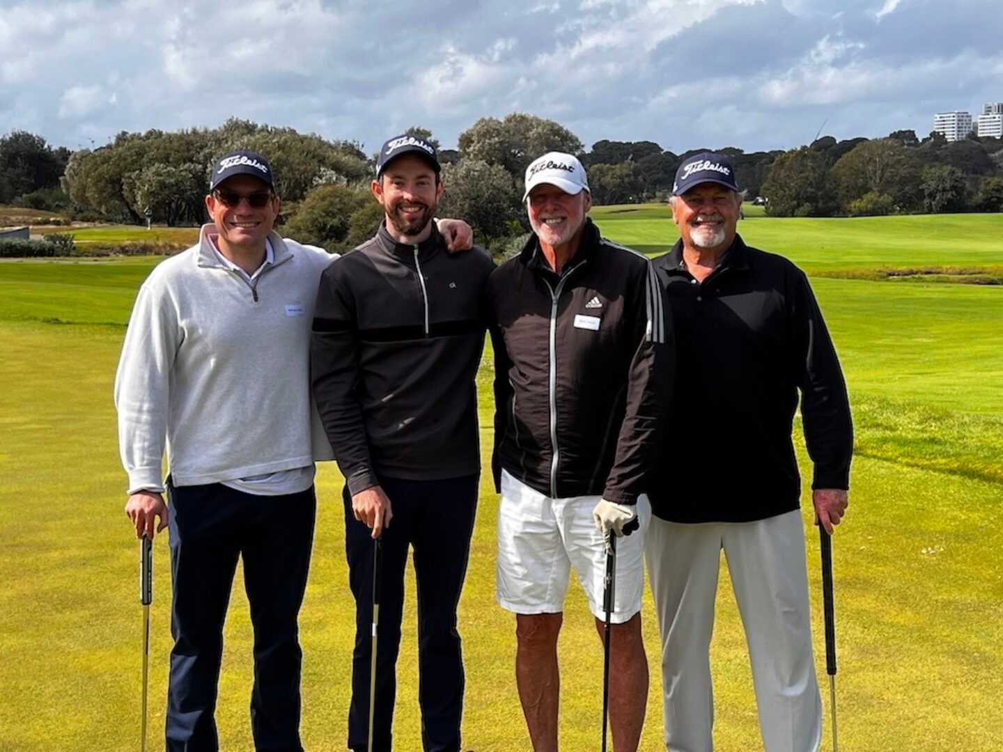 Golfers on Lexus Golf Day 1