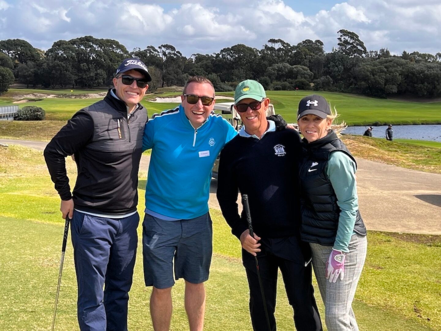 Golfers on Lexus Golf Day 2